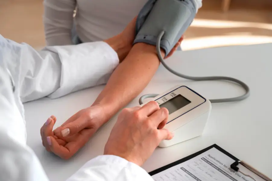 Blood pressure check